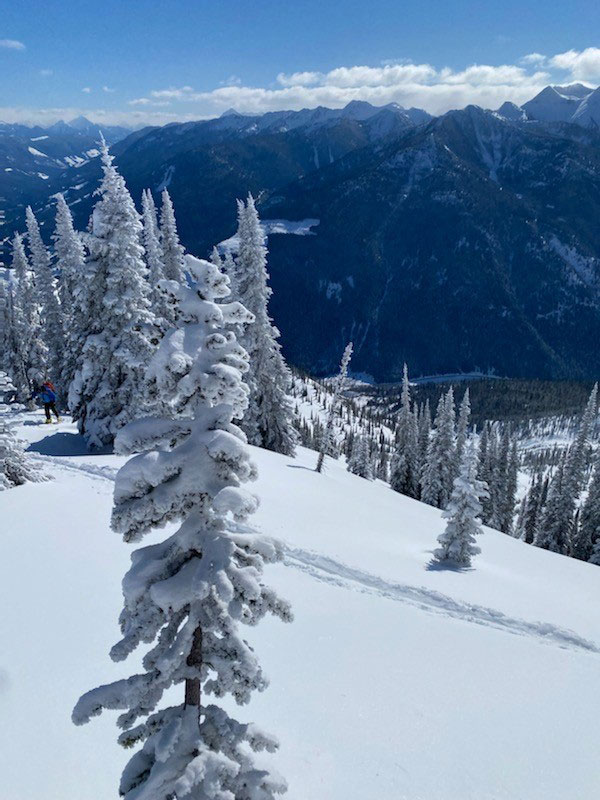 Skiing in the Slocan Valley