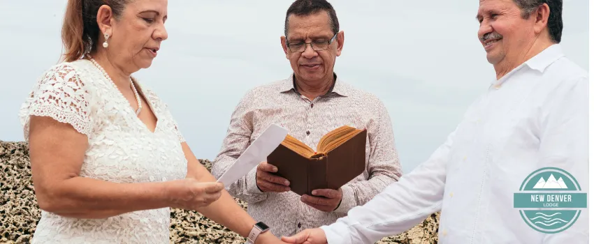 NDL - Couple Getting Their Vows Renewed with an Officiant 