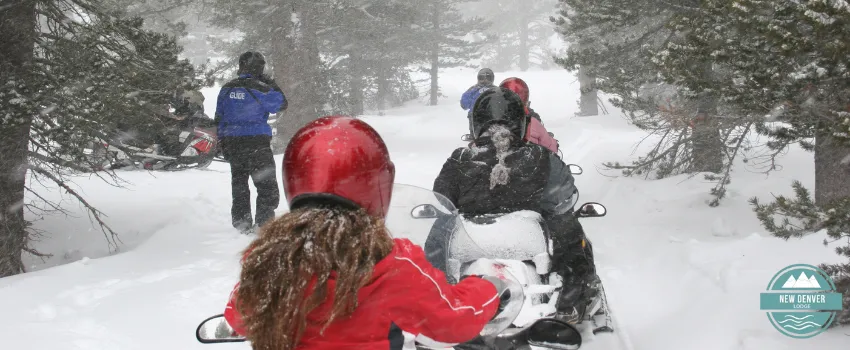 NDL - Group of Snowmobilers